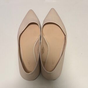 Nine West Women's Pointed Toe Flats in Light Taupe